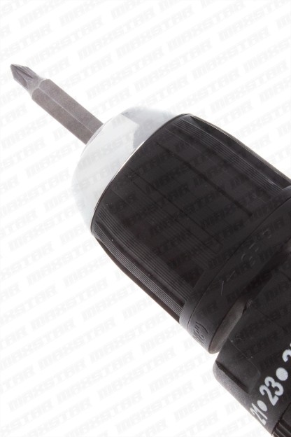 Maxstar 24V Lı-On Çift Akülü Şarjlı Matkap Vidalama + 23 Parça Set - Görsel 4