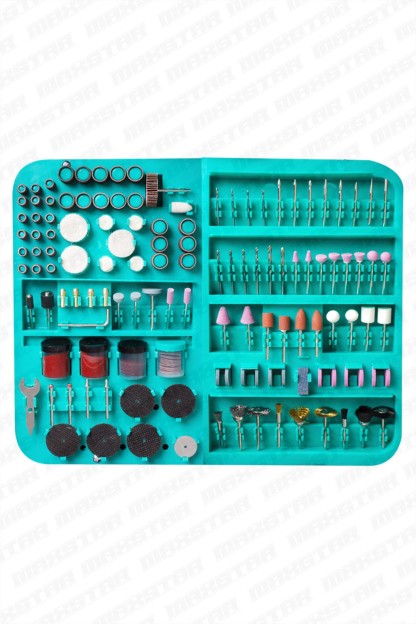 Maxstar Dev Set Gravür Oyma Makine Dremel Hobi Taşlama Zımpara Set - Görsel 12
