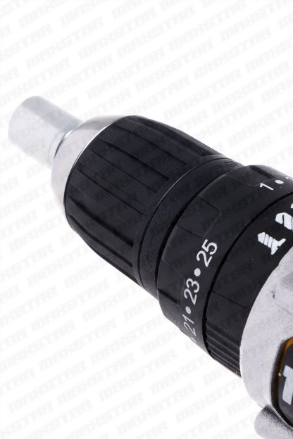 Maxstar 24V Lı-On Çift Akülü Şarjlı Matkap Vidalama + 23 Parça Set - Görsel 4