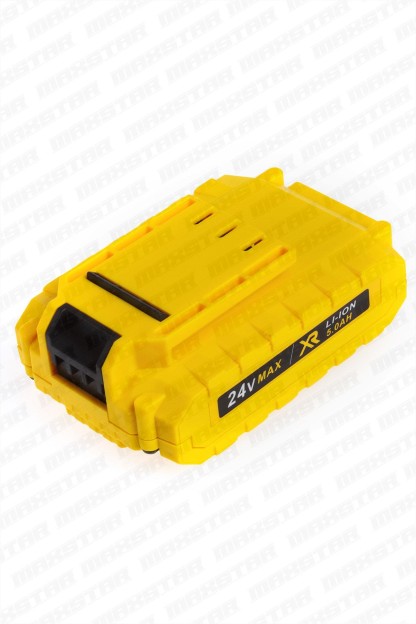 Maxstar 24V Lı-On Çift Akülü Şarjlı Matkap Vidalama Tam Set - Görsel 7