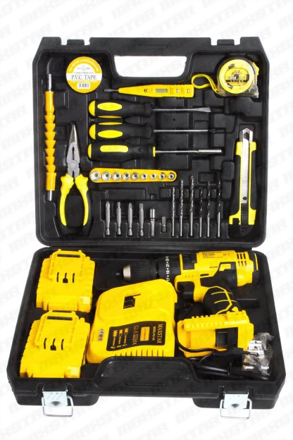 Maxstar 24V Lı-On Çift Akülü Şarjlı Matkap Vidalama Tam Set - Görsel 9
