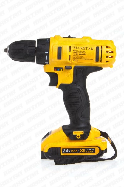 Maxstar 24V Lı-On Çift Akülü Şarjlı Matkap Vidalama - Görsel 2