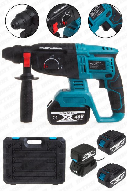 Maxstar Tools Akülü 48V Kırıcı Delici Matkap