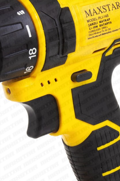 Maxstar 24V Lı-On Çift Akülü Şarjlı Matkap Vidalama + 23 Parça Set - Görsel 6