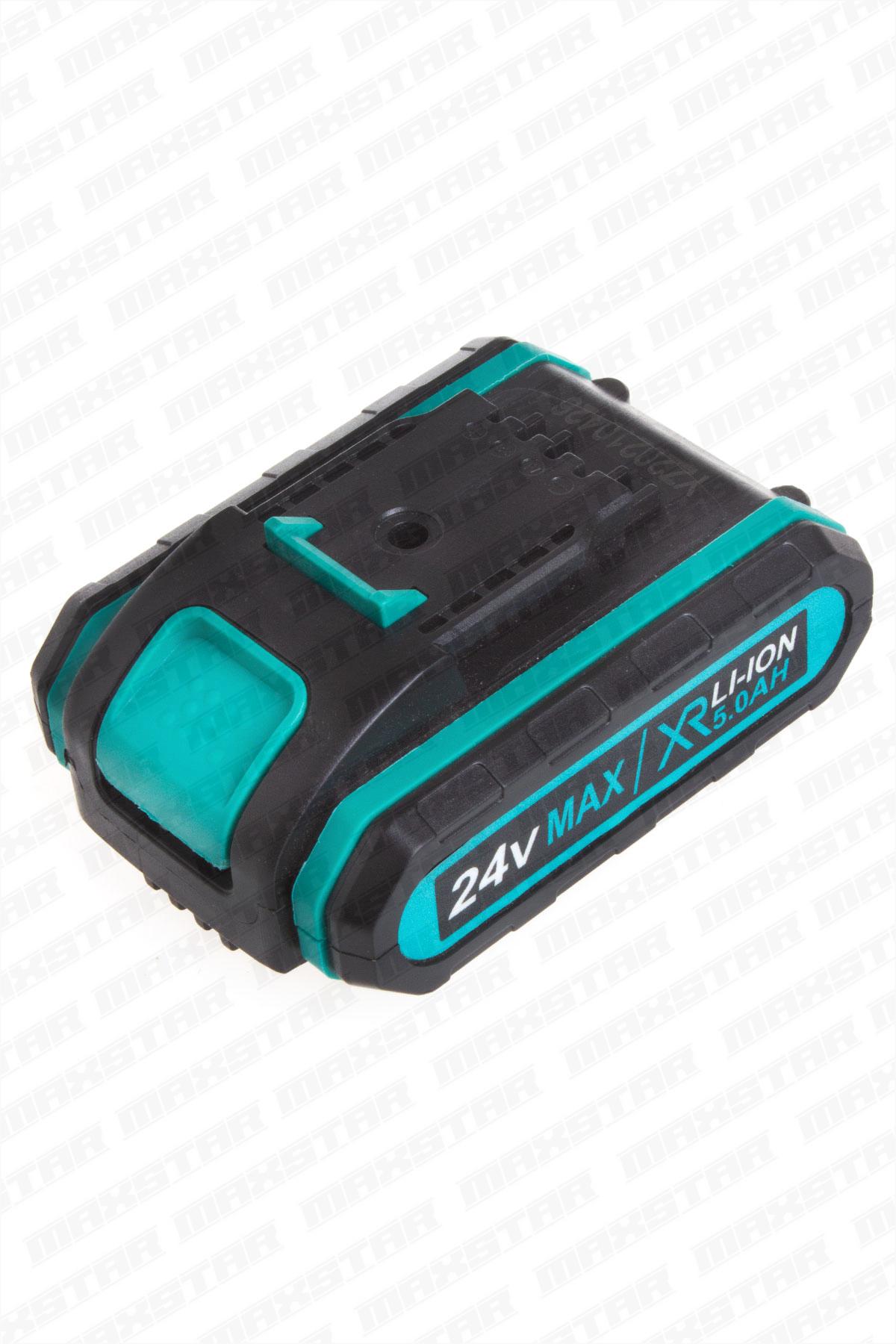 Maxstar 24V Lı-On Çift Akülü Brushless(kömürsüz) Şarjlı Matkap Vidalama - Görsel 7