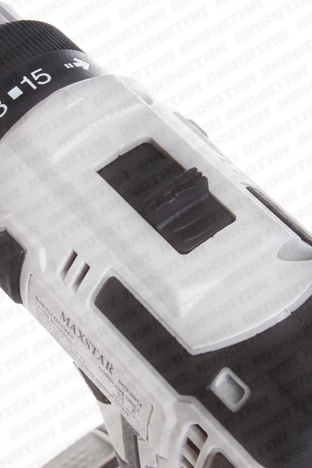 Maxstar 24V Lı-On Çift Akülü Brushless(kömürsüz) Şarjlı Matkap Vidalama - Görsel 5