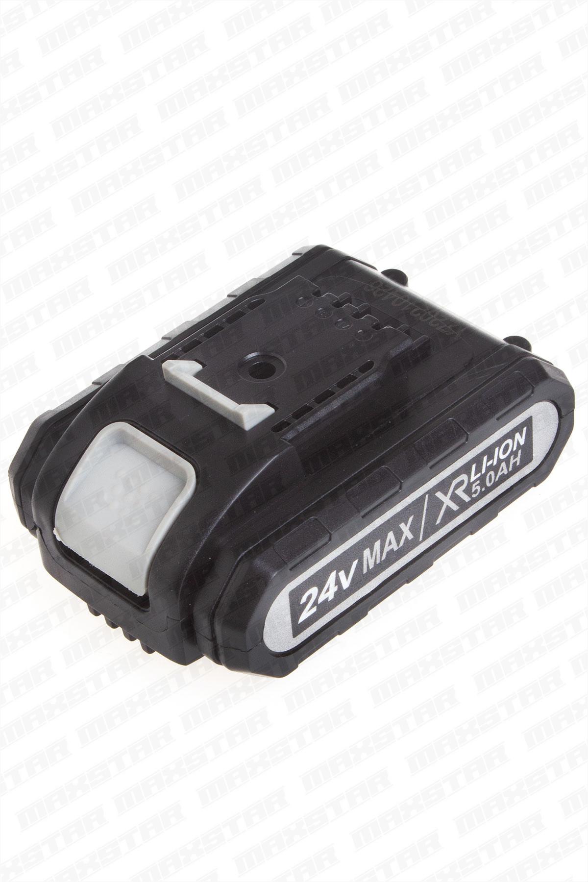 Maxstar 24V Lı-On Çift Akülü Brushless(kömürsüz) Şarjlı Matkap Vidalama - Görsel 7