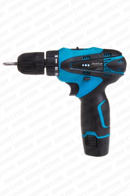 Maxstar 18V Lı-On Çift Akülü Şarjlı Matkap Vidalama - Görsel 2