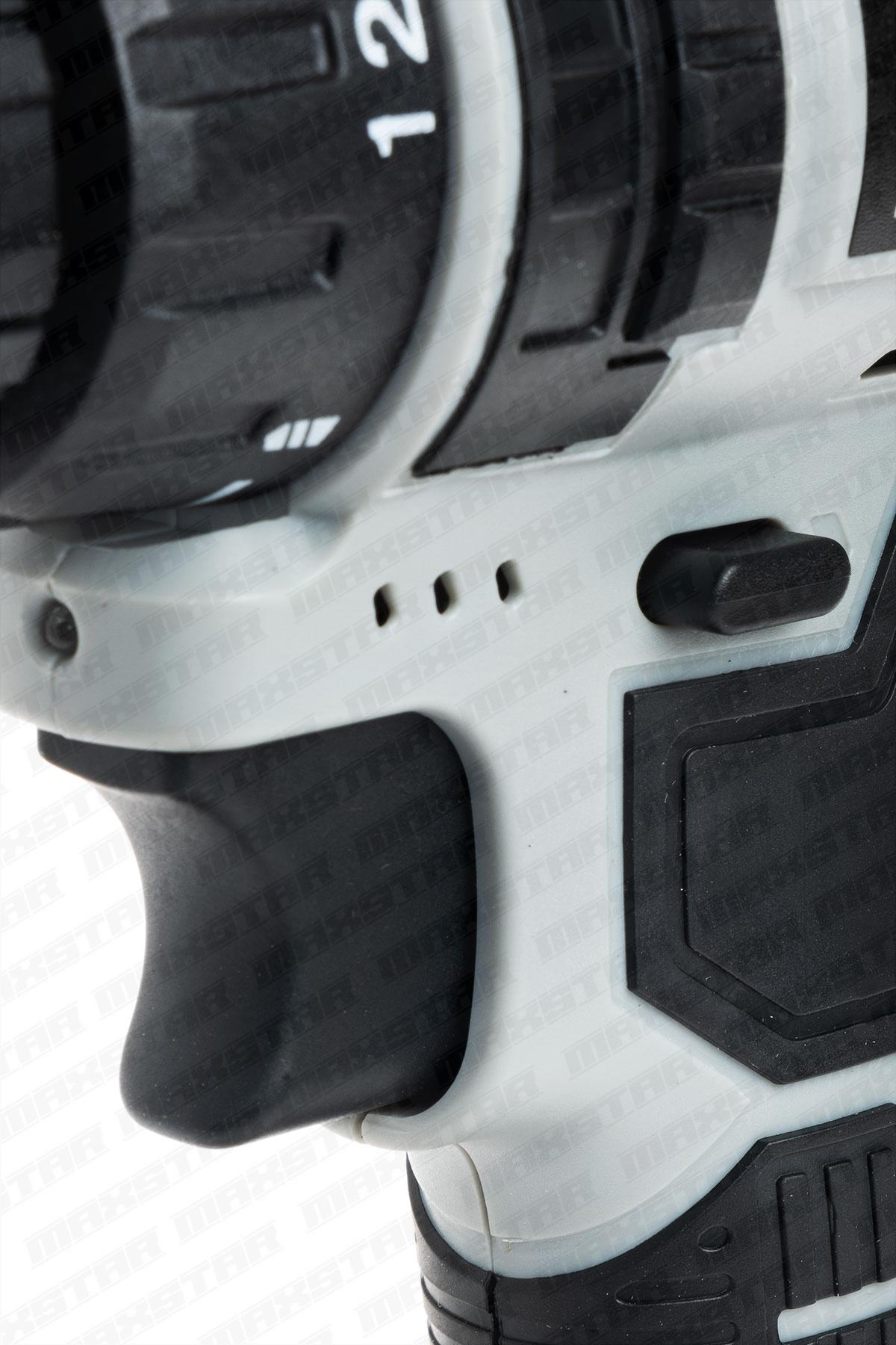 Maxstar 24V Lı-On Çift Akülü Şarjlı Matkap Vidalama + 23 Parça Set - Görsel 6