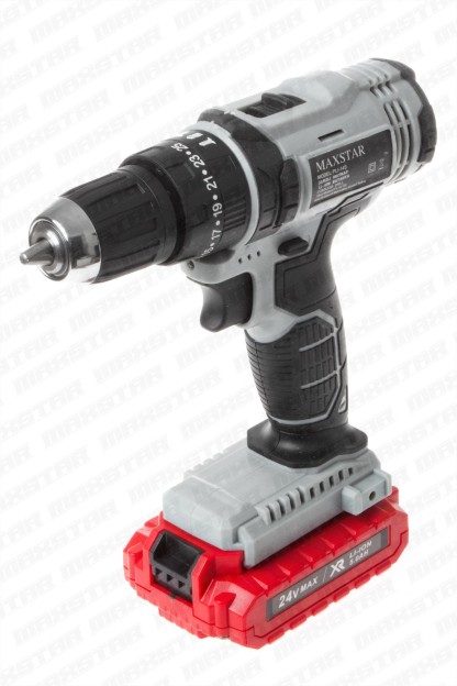 Maxstar 24V Lı-On Çift Akülü Şarjlı Matkap Vidalama Tam Set - Görsel 3